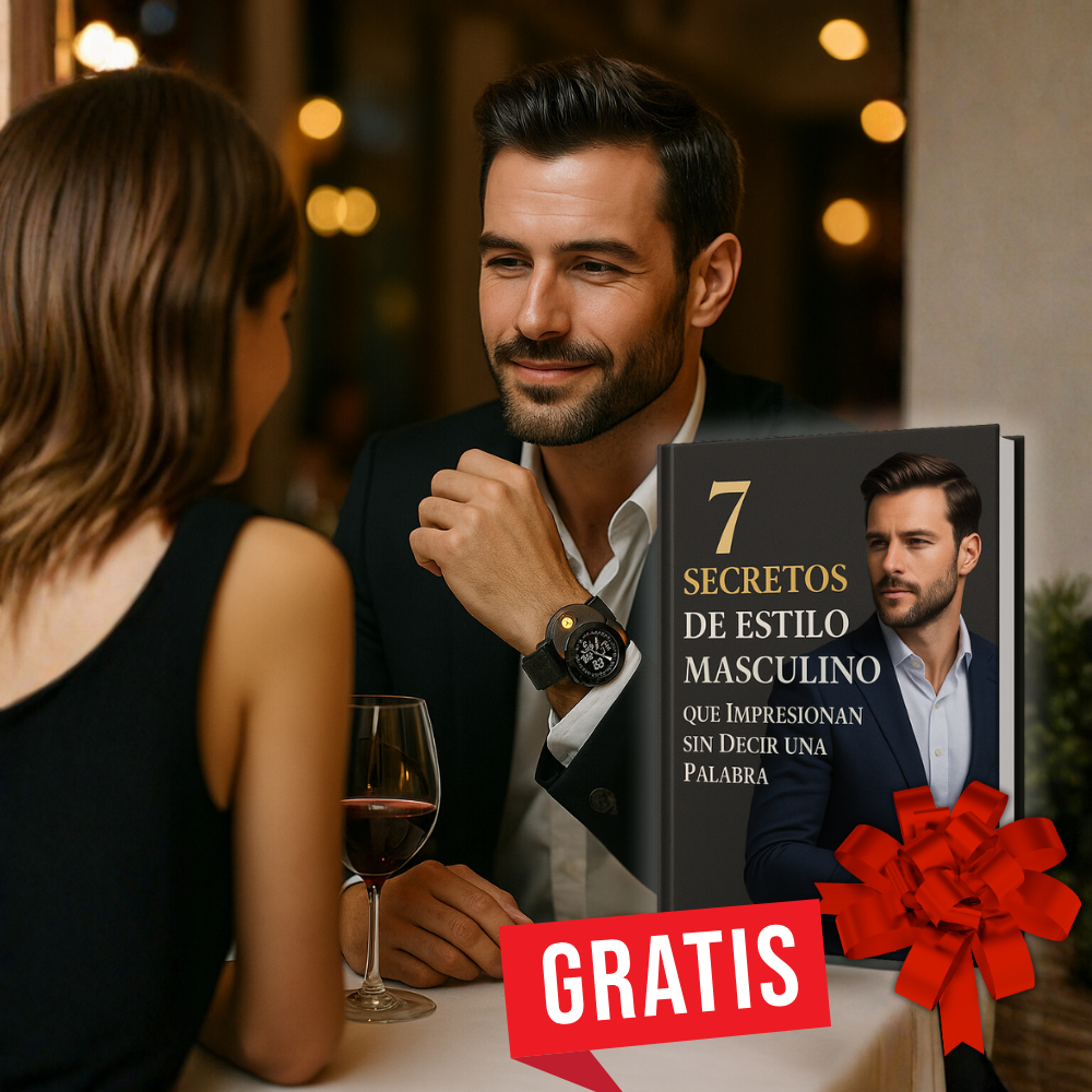 Reloj FireTime™ 2 en 1 – Reloj con Encendedor Integrado + 🎁 Guía “7 Secretos de Estilo Masculino que Impresionan sin Decir una Palabra”+ Envío Gratis