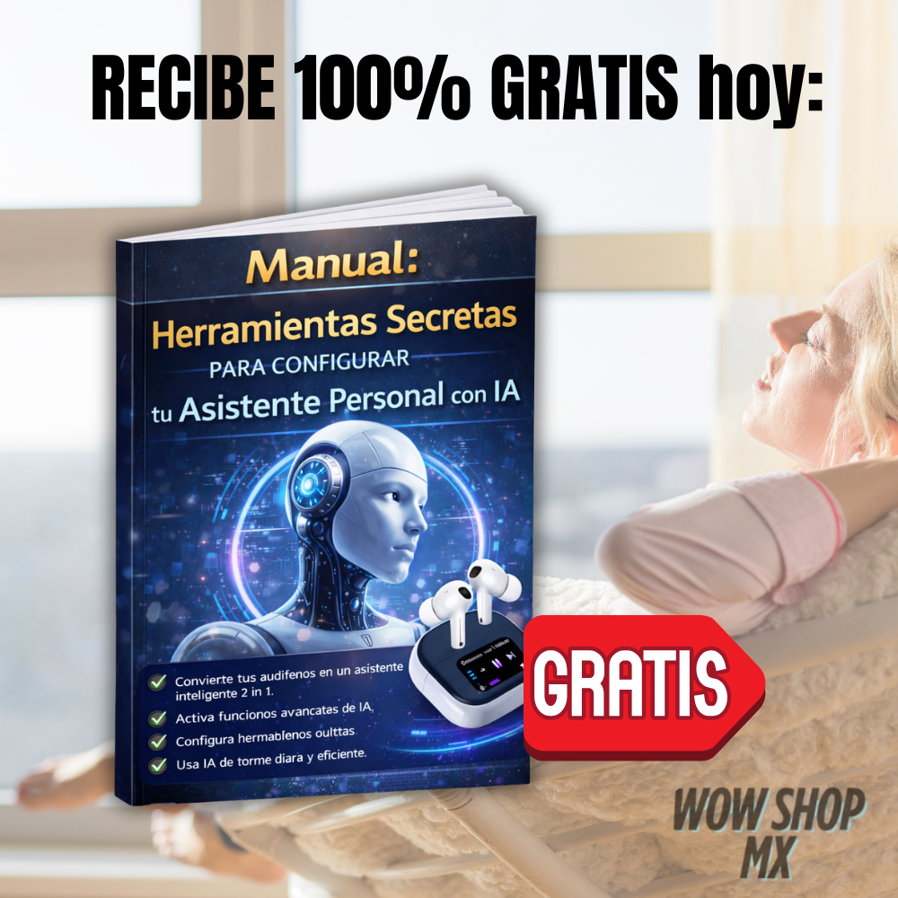 2 en 1 Auriculares Inteligentes con IA LinguaOne™ – Traducción Instantánea en +164 Idiomas + Asistente Personal Diario + 🎁 Manual “Herramientas Secretas para Configurar tu Asistente Personal con IA”+ Envío Gratis