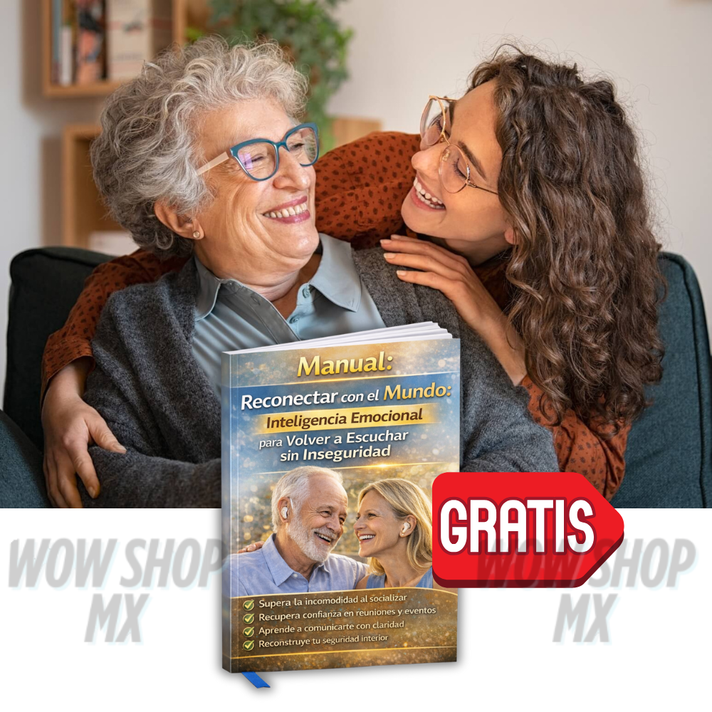 Amplificador Auditivo ClearSound™ – Mejora Audición, Reduce Ruido y Recupera la Confianza al Escuchar + 🎁 Manual “Reconectar con el Mundo: Inteligencia Emocional para Volver a Escuchar sin Inseguridad” + Envío Gratis