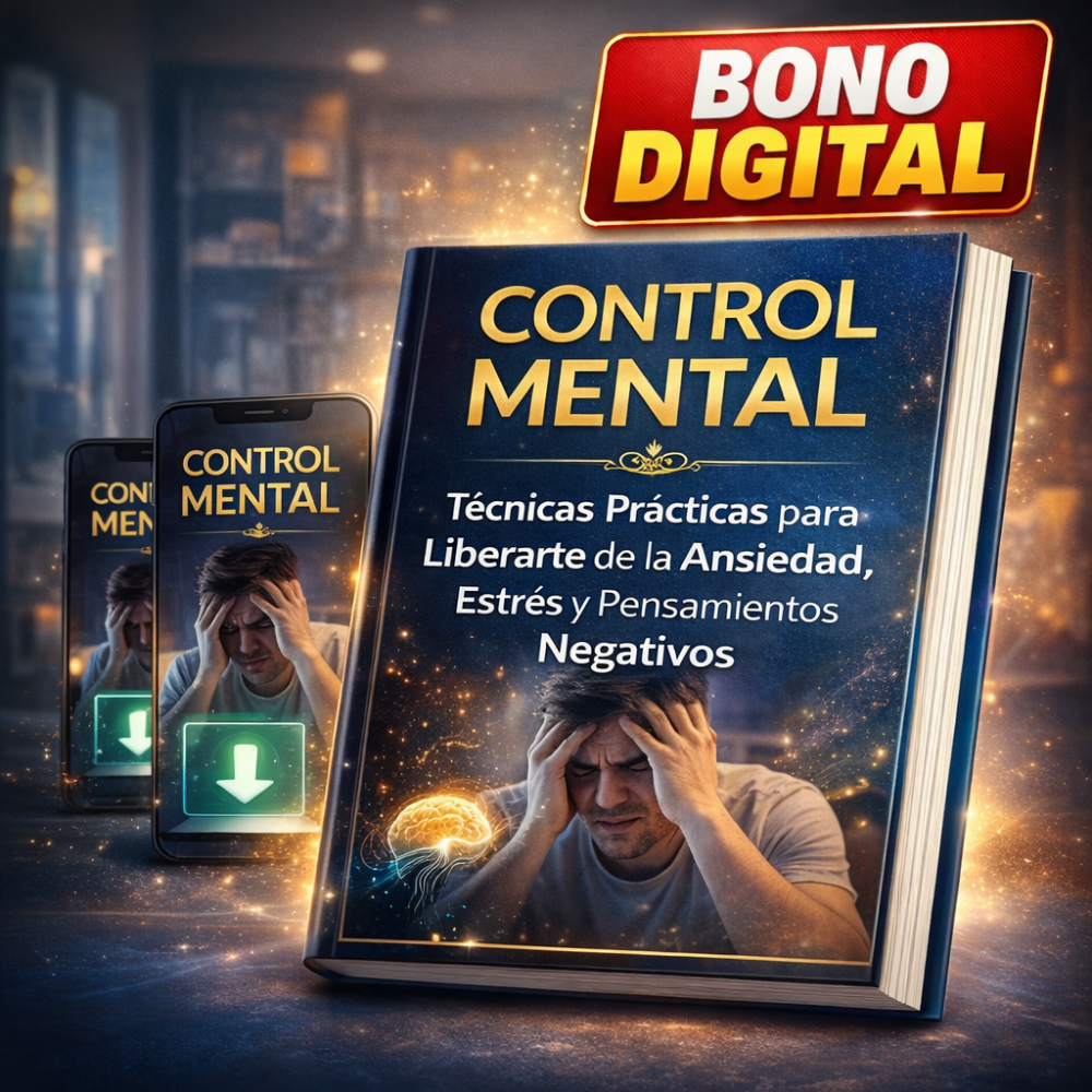 2 en 1 Dispositivo Antiansiedad NeuroCalm™ – Alivio Instantáneo del Estrés y la Ansiedad + 🎁 Manual “Control Mental y Técnicas Prácticas para Liberarte de la Ansiedad” + Envío Gratis
