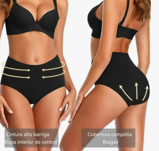 Pack 6 Bragas de Algodón de Cintura Alta | Frescura, Comodidad y Suavidad Todo el Día | + 🎁 “21 Secretos para Sentirte Fresca y Cómoda Todo el Día” + Envío Gratis