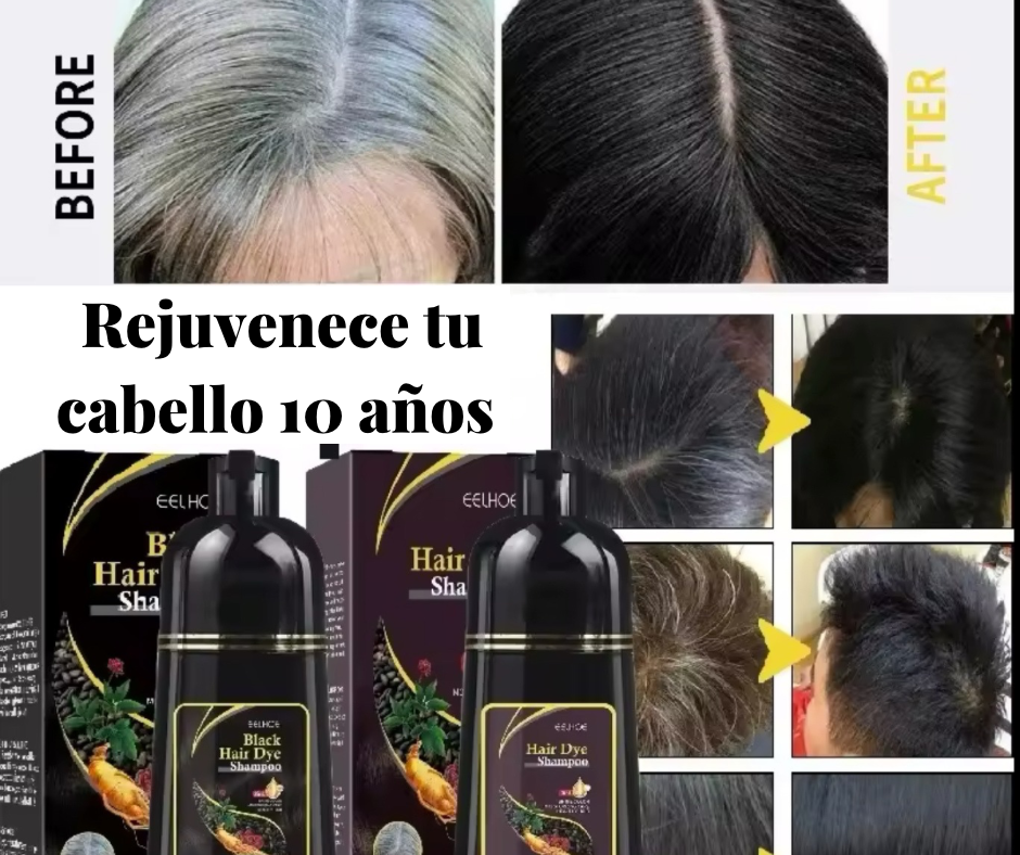 2x1 Shampoo elimina canas al instante - Shampoo Ónix 😍🔥