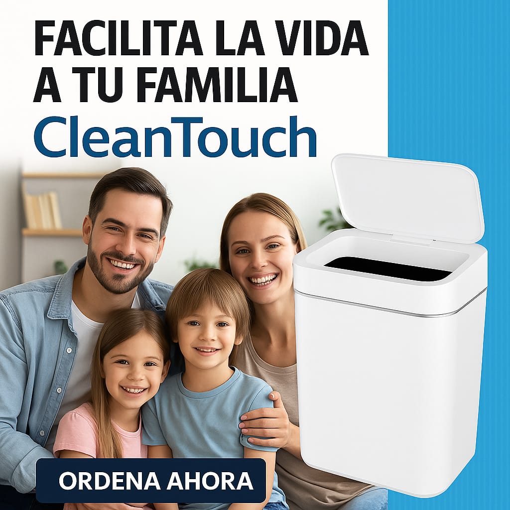 👑 Bote Inteligente CleanTouch: ✨ Elegancia Inteligente que elimina el contacto, 🧼 Suciedad y 💨 Malos Olores