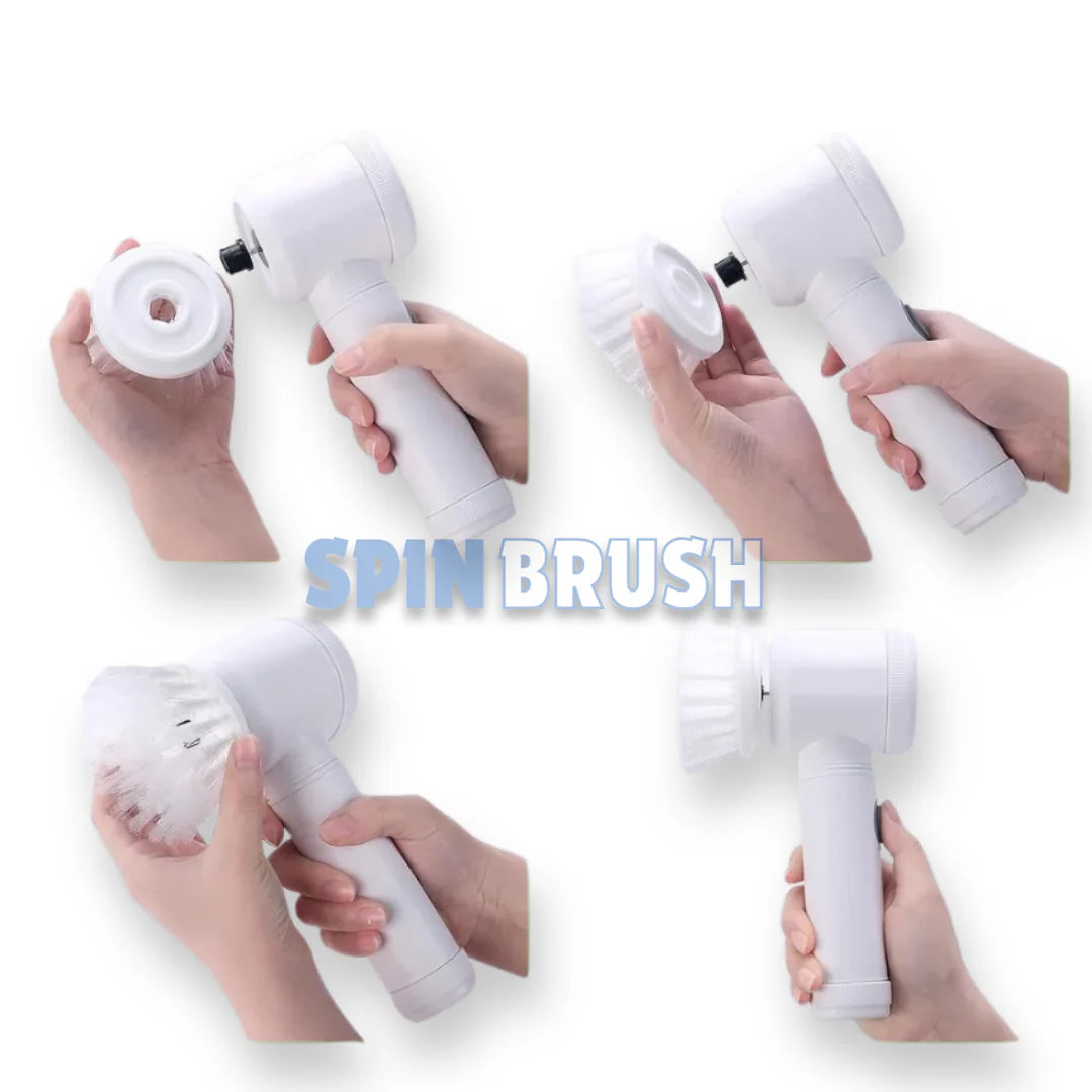 2 En 1🤩 Cepillo Giratorio Limpieza - Luce en Fuerte, Delgado y Sexy todos los dias + 🎁Guía de 25 Hacks de Limpieza Express: Cómo Dejar Cualquier Superficie Impecable en Minutos