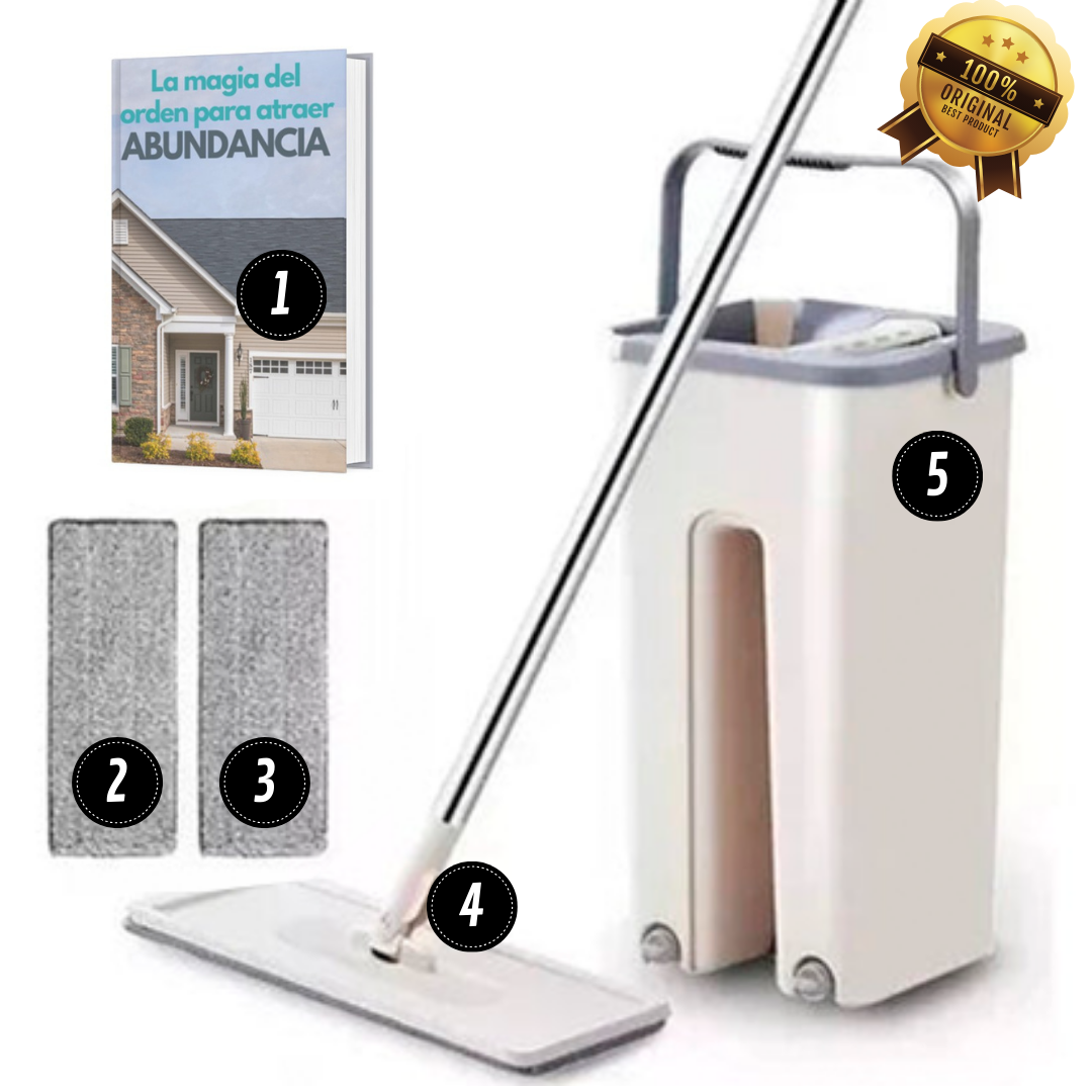 🎁KIT TRAPEADOR MAX DESTROYER®️ 5 EN 1 (Incluye 2 microfibras GRATIS)🎁
