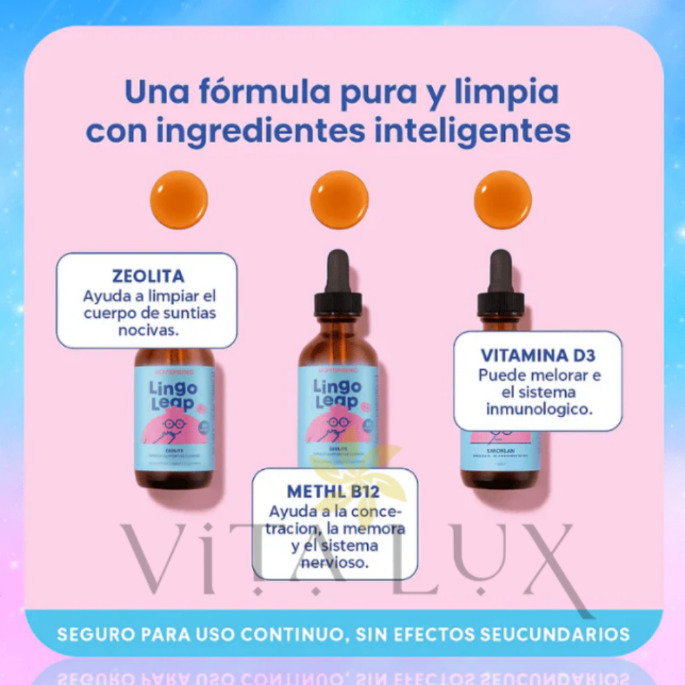 60 ML Genius Drops™ – Gotas Naturales para Niños + 🎁 Guía “25 Ejercicios para Mejorar la Concentración y Calma Mental de tu Hijo” GRATIS + Envío Gratis