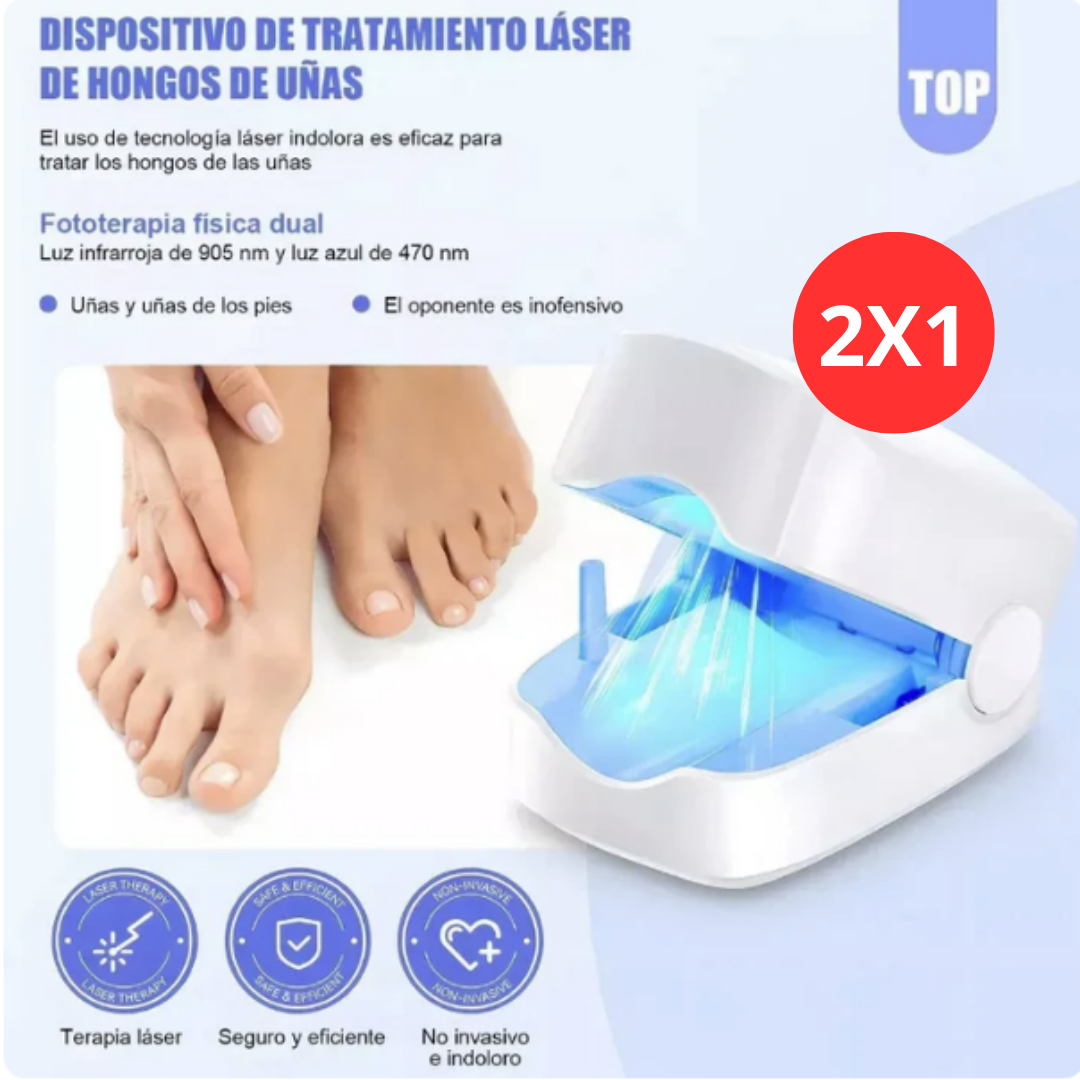 👣 LÁSER PORTÁTIL ELIMINA ONICOMICOSIS EN 7 DIAS✨ – ¡LLÉVATE 2X1 HOY!