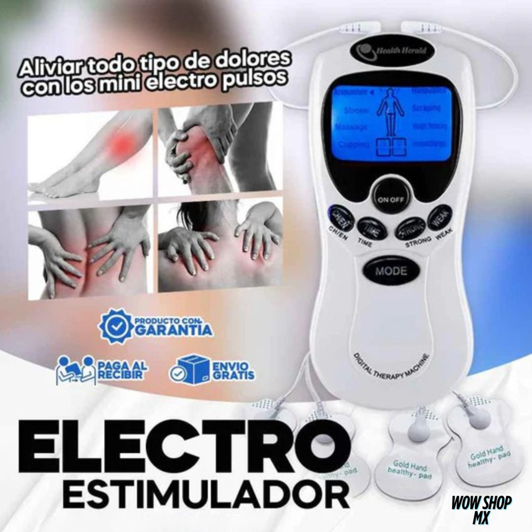 Electroestimulador Alemán NeuroPulse ⚡ ALIVIO PROFUNDO PARA DOLORES EN ESPALDA, CUELLO, PIERNAS Y MÁS