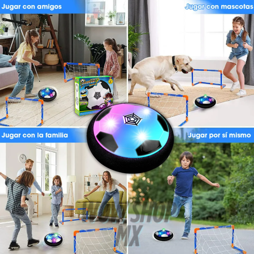 Balón Flotante LED™ Kit 2 en 1 – Juguete Eléctrico Antigolpes para Niños + 🎁 Manual “10 Juegos Diferentes con el Balón Flotante” + Envío Gratis