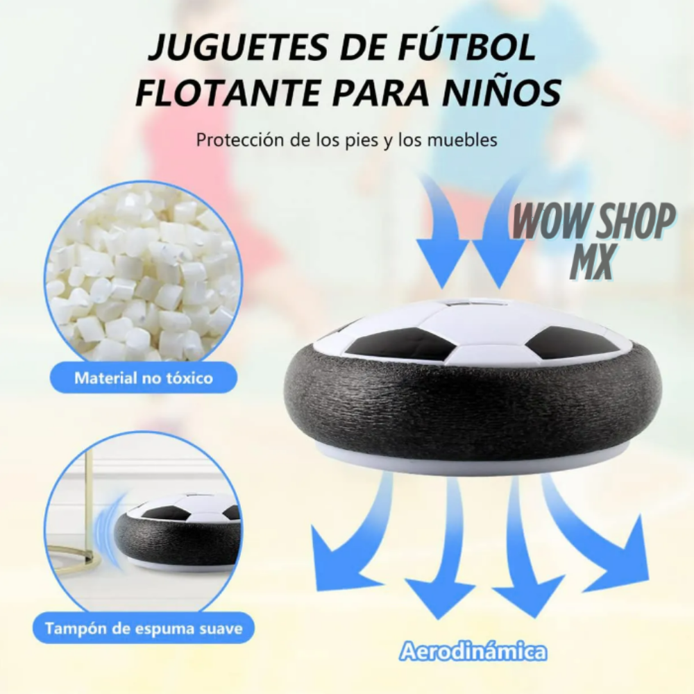 Balón Flotante LED™ Kit 2 en 1 – Juguete Eléctrico Antigolpes para Niños + 🎁 Manual “10 Juegos Diferentes con el Balón Flotante” + Envío Gratis