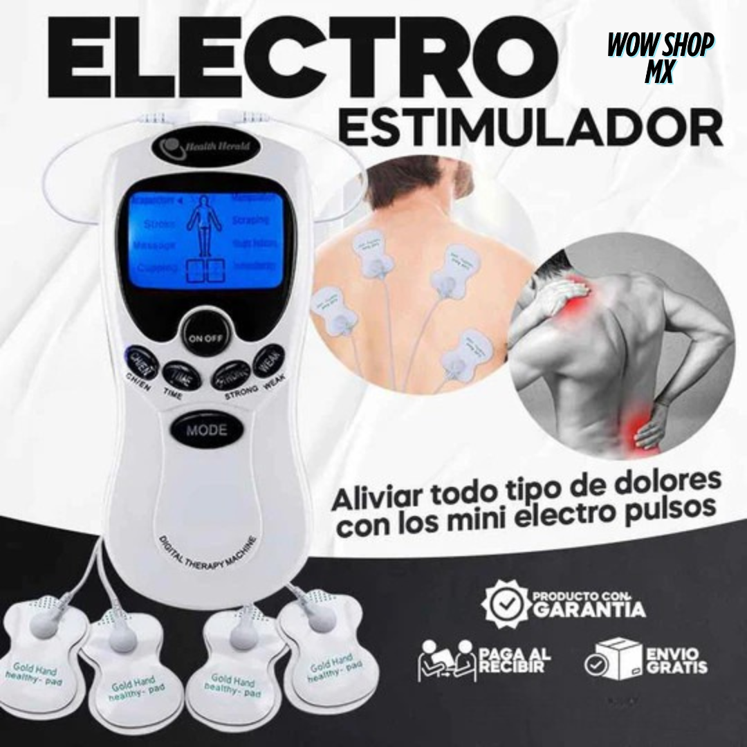 Electroestimulador Alemán NeuroPulse ⚡ ALIVIO PROFUNDO PARA DOLORES EN ESPALDA, CUELLO, PIERNAS Y MÁS