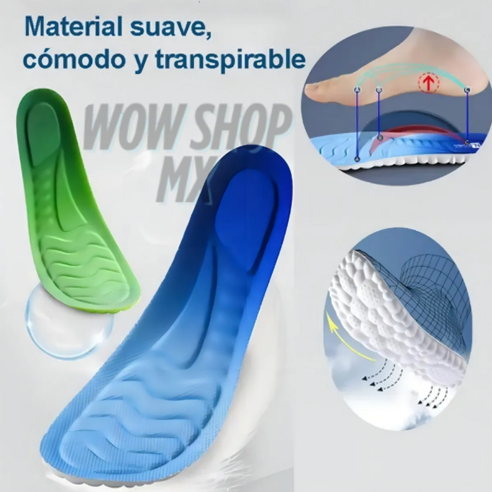 2 en 1 Par Plantillas Ortopédicas Anti-Dolor™ – Alivio de Fascitis Plantar, Talón y Arco + 🎁 Guía “10 Ejercicios Para Eliminar la Fascitis Plantar en Casa” + Envío Gratis