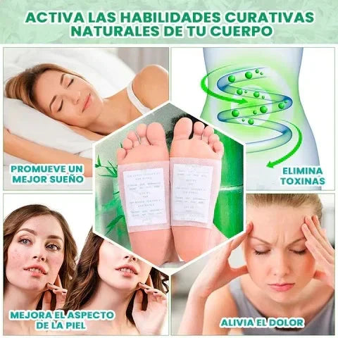 100 Parches Desintoxicantes Kinoki +🎁Guia Infalible para perder tallas en 14 dias + Envio Gratis