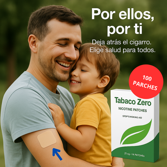100 Parches TabacoZero ⏱️ Deja de fumar en 24 horas ✅🔥 + Envió GRATIS 🚚