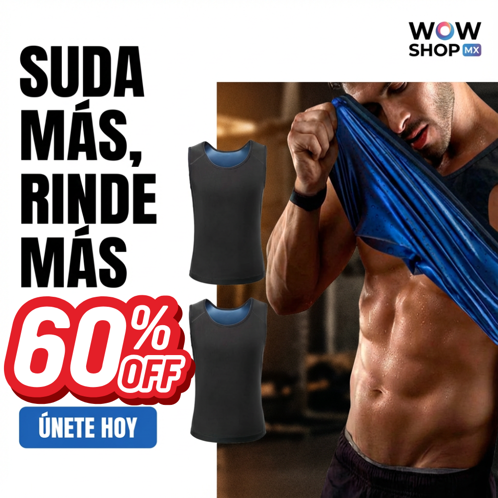 2 en 1 Camiseta Sauna Reductora & Moldeadora SlimHeat™ – Reduce Grasa, Abdomen y Cintura + 🎁 Guía “25 Hábitos Quema-Grasa para Reducir Tallas Más Rápido” + Envío Gratis