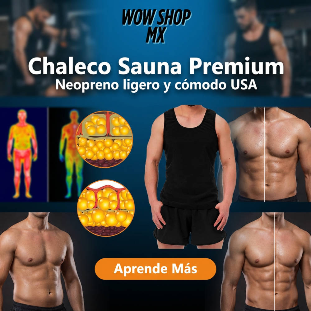 2 en 1 Camiseta Sauna Reductora & Moldeadora SlimHeat™ – Reduce Grasa, Abdomen y Cintura + 🎁 Guía “25 Hábitos Quema-Grasa para Reducir Tallas Más Rápido” + Envío Gratis