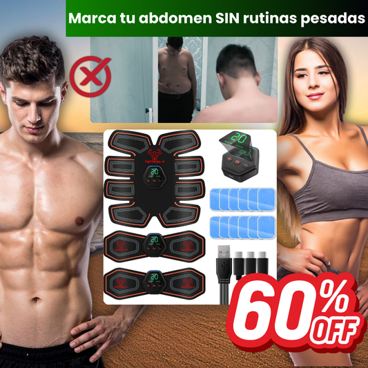 Kit Electroestimulador Muscular de Grado Militar PowerCore™ – Tonifica, Marca y Fortalece Músculos sin Rutinas Extremas + 🎁 Guía “10 Secretos para Aumentar tu Atracción Masculina y Femenina” + Envío Gratis