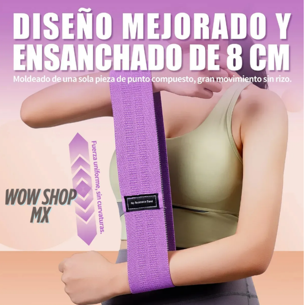 Kit 4 en 1 de Bandas de Resistencia ProFlex™ – Gym en Casa Tonifica Todo Cuerpo y Ahorra Mensualidades + 🎁 Guía “20 Rutinas Express para Tonificar en Casa sin Gym” + Envío Gratis
