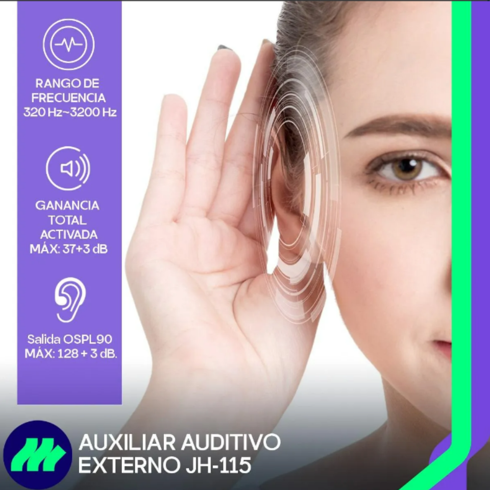 Amplificador Auditivo ClearSound™ – Mejora Audición, Reduce Ruido y Recupera la Confianza al Escuchar + 🎁 Manual “Reconectar con el Mundo: Inteligencia Emocional para Volver a Escuchar sin Inseguridad” + Envío Gratis