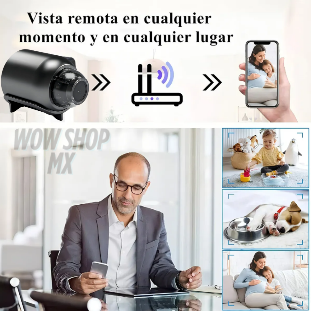 Mini Cámara Espía WiFi HD 1080p SecureEye™ – Vigila tu Hogar 24/7 desde tu Celular + 🎁 Manual “Estrategias Inteligentes para Proteger tu Hogar y Espacios Privados” + Envío Gratis