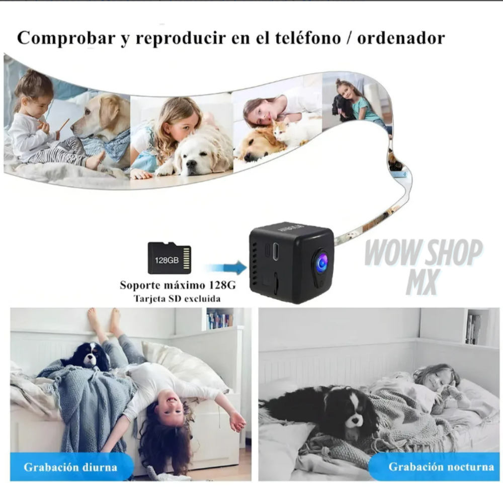 Mini Cámara Espía WiFi HD 1080p SecureEye™ – Vigila tu Hogar 24/7 desde tu Celular + 🎁 Manual “Estrategias Inteligentes para Proteger tu Hogar y Espacios Privados” + Envío Gratis