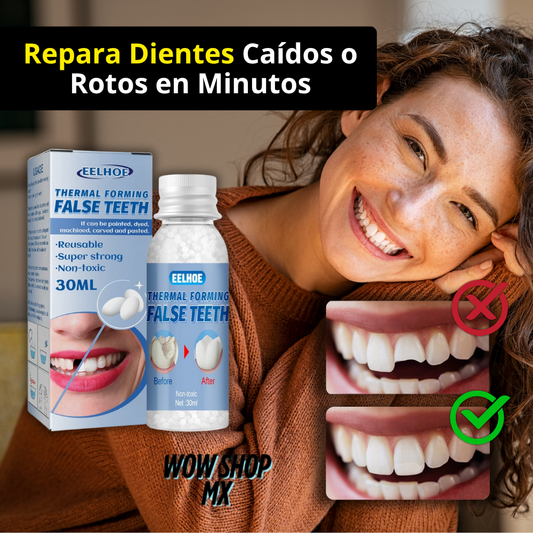 🦷 2X1 - Gel Moldeador Dental Instantáneo + 🎁Manual "Como reparar tu diente perfecto en minutos" + ENVÍO GRATIS