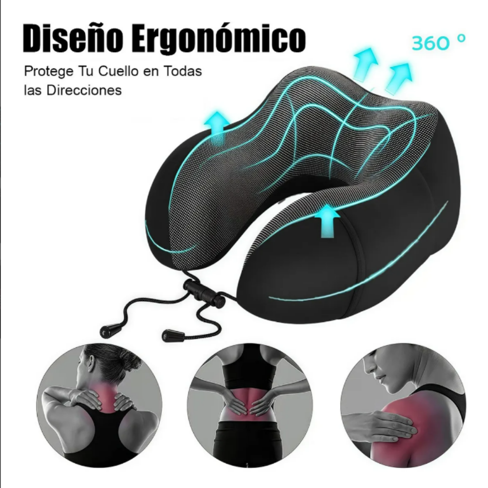 Kit 5-en-1 Almohada Cervical MemorySleep™ – Descanso Profundo para Cuello y Mente + Kit de Sueño Completo +🎁 Guía “7 Rutinas para Dormir Mejor y Liberar el Estrés” + Envío Gratis