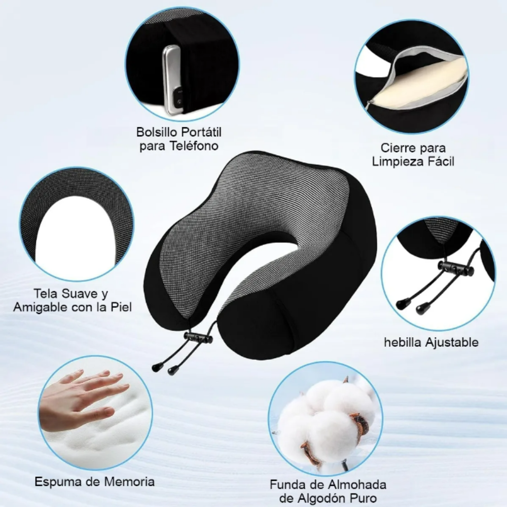 Kit 5-en-1 Almohada Cervical MemorySleep™ – Descanso Profundo para Cuello y Mente + Kit de Sueño Completo +🎁 Guía “7 Rutinas para Dormir Mejor y Liberar el Estrés” + Envío Gratis