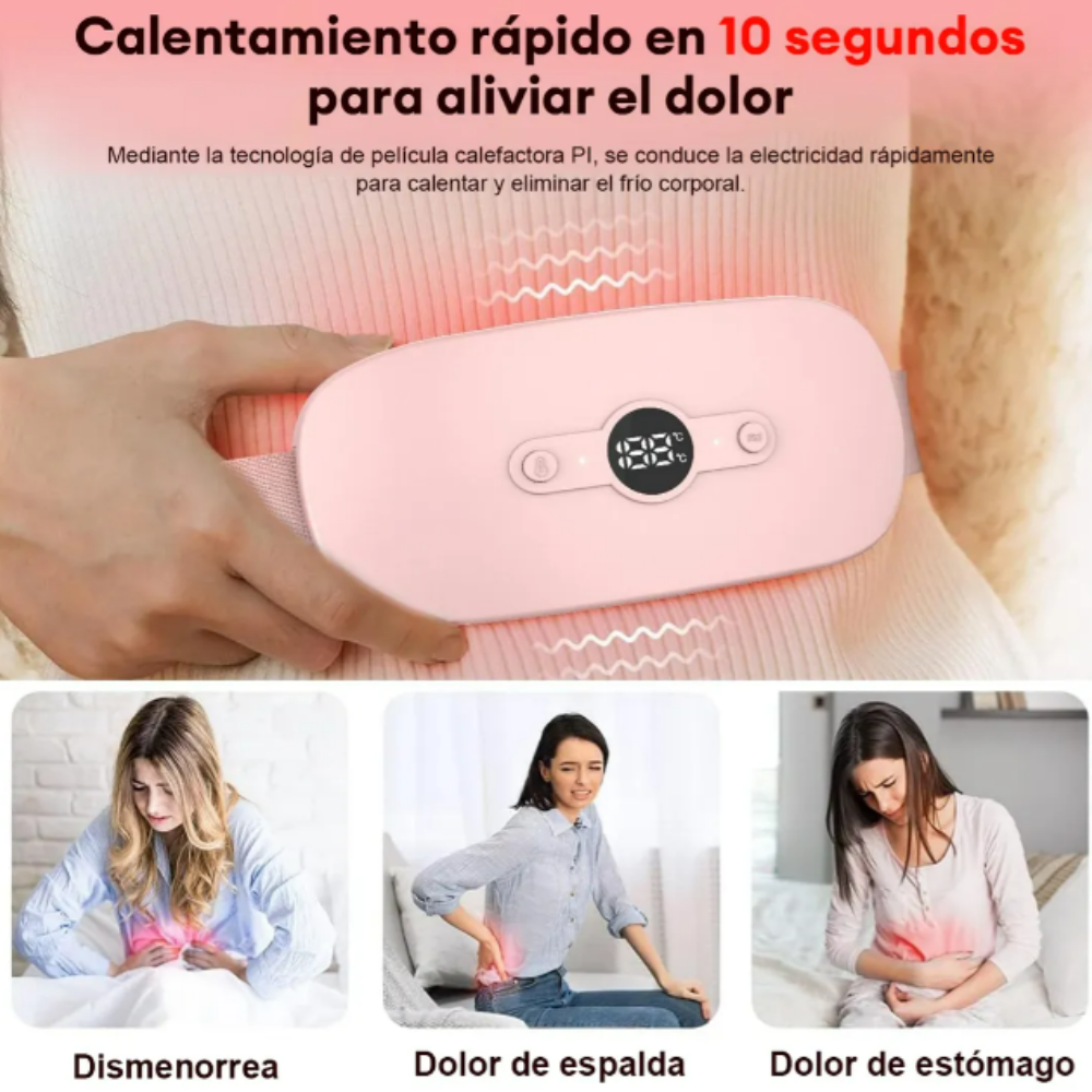 2 en 1 Cinturón Térmico Se*yRelief™ para Cólicos | Alivio Menstrual Inmediato y Discreto + 🎁 Guía “21 Secretos para Dominar tu Ciclo Sin Dolor” + Envío Gratis