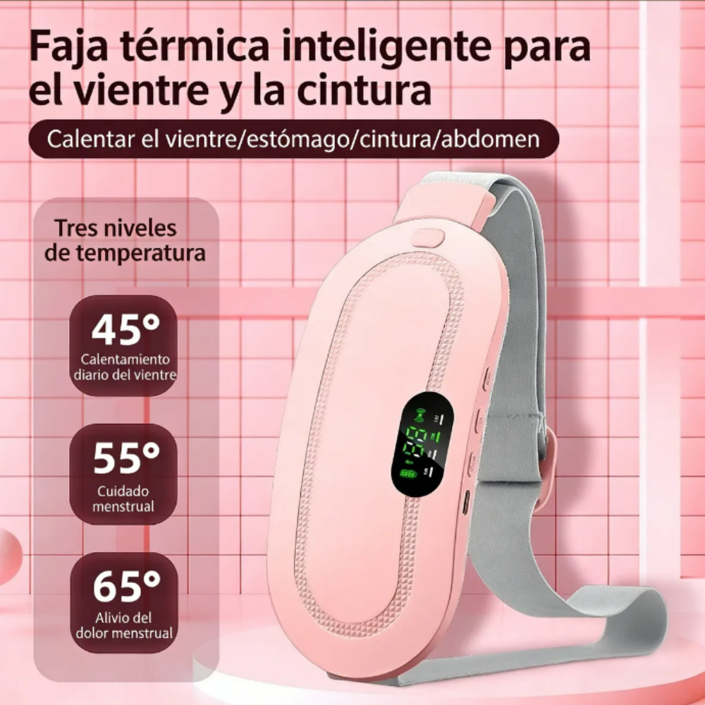2 en 1 Cinturón Térmico Se*yRelief™ para Cólicos | Alivio Menstrual Inmediato y Discreto + 🎁 Guía “21 Secretos para Dominar tu Ciclo Sin Dolor” + Envío Gratis