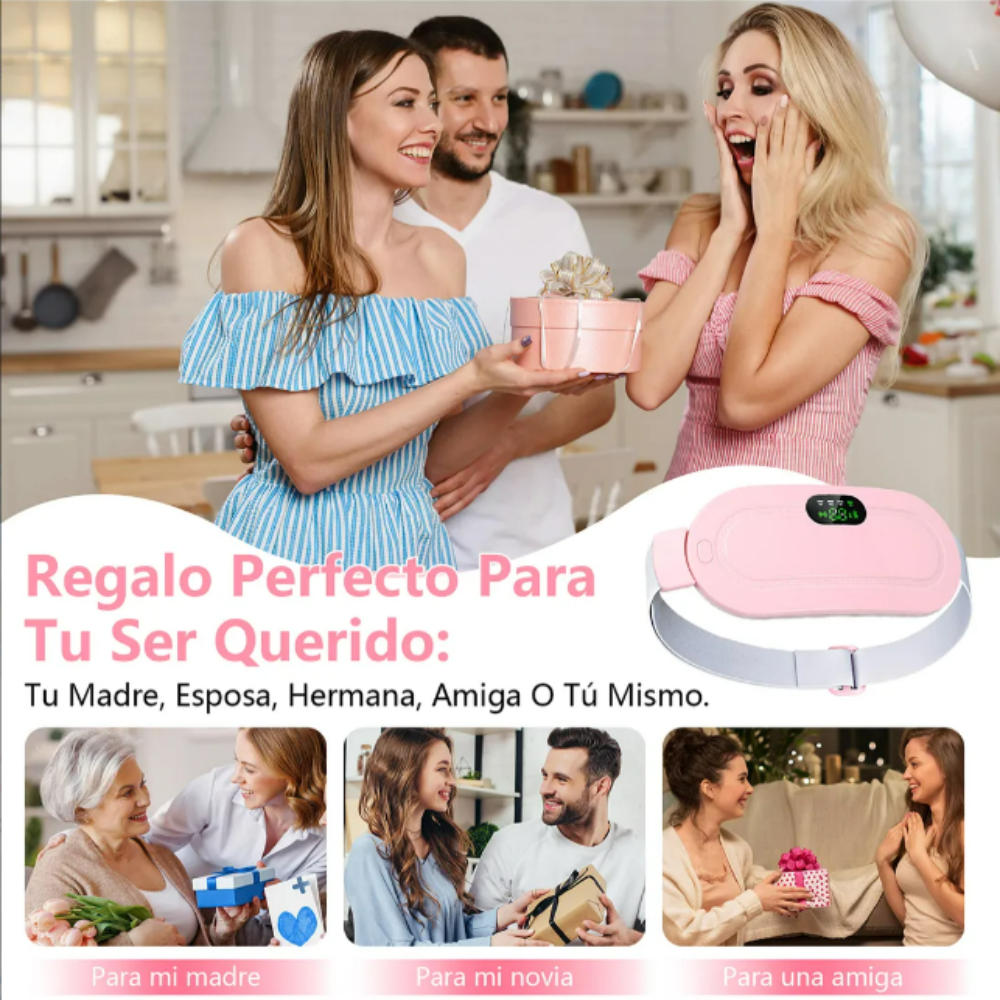 2 en 1 Cinturón Térmico Se*yRelief™ para Cólicos | Alivio Menstrual Inmediato y Discreto + 🎁 Guía “21 Secretos para Dominar tu Ciclo Sin Dolor” + Envío Gratis