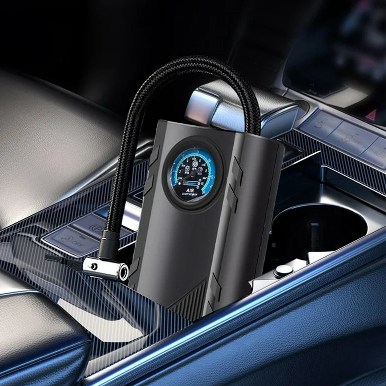 Kit 5 en 1 AirGo™ – Compresor de Aire Portátil Inalámbrico | Infla Llantas en Minutos, Sin Gasolineras ni Cables + 🎁 “Guía de Emergencias en Carretera y Mantenimiento Preventivo” + Envío Gratis