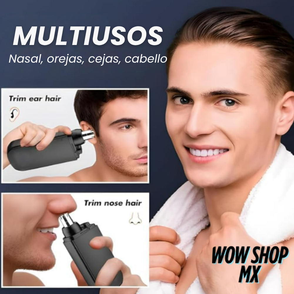 NoseMaster™ Kit 3 en 1 – Depilador Nasal Eléctrico Recargable +🎁 Guía “17 Secretos de Atracción Masculina - Aumenta tu Seguridad” + Envío GRATIS