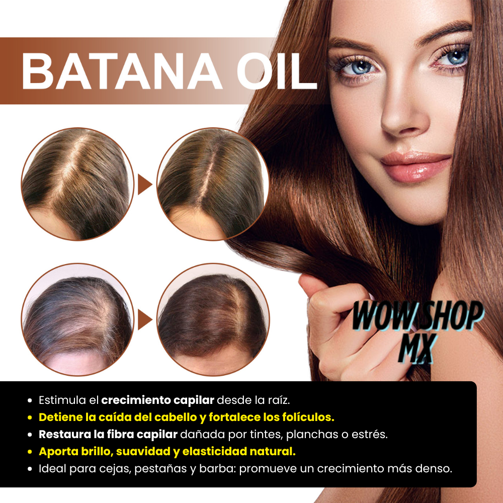3X1 Aceite de Batana con Minoxidil: Regenera tu Cabello + 🎁Manual de Regeneración Capilar y Secretos para Lucir Más Atractivo + Envío Gratis