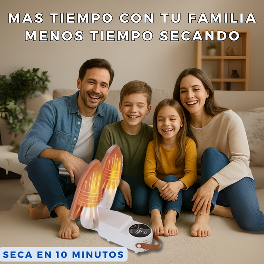 SecaLux®️ Secadora Francesa, Seca en 10 Minutos 💨☀️ Elimina Olores y Bacterias