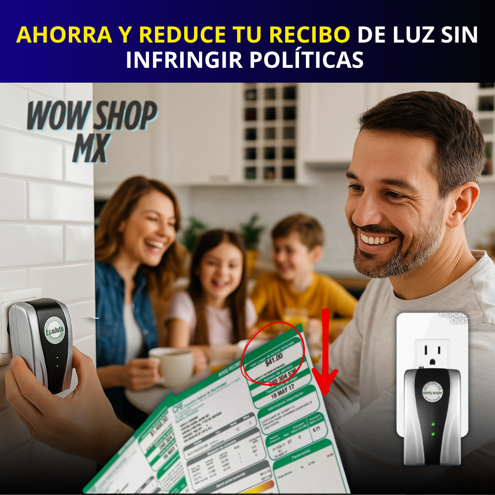 2x1 EcoVolt™ – Ahorrador de Energía + 🎁 Guía “12 Pasos Simples para Tener un Hogar Inteligente Gastando Menos” + Envío Gratis