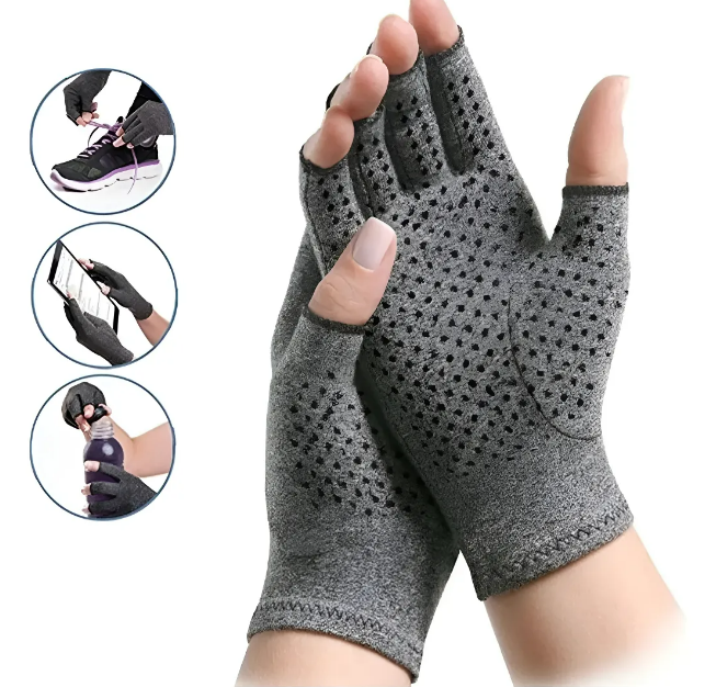 1 Par Guantes ArtiFlex Comfort™ – Compresión para Artritis y Dolor en Manos | Alivio Diario, Más Movilidad y Menos Rigidez + 🎁 Manual Digital: 25 Ejercicios para Rejuvenecer tus Articulaciones GRATIS + Envío Gratis