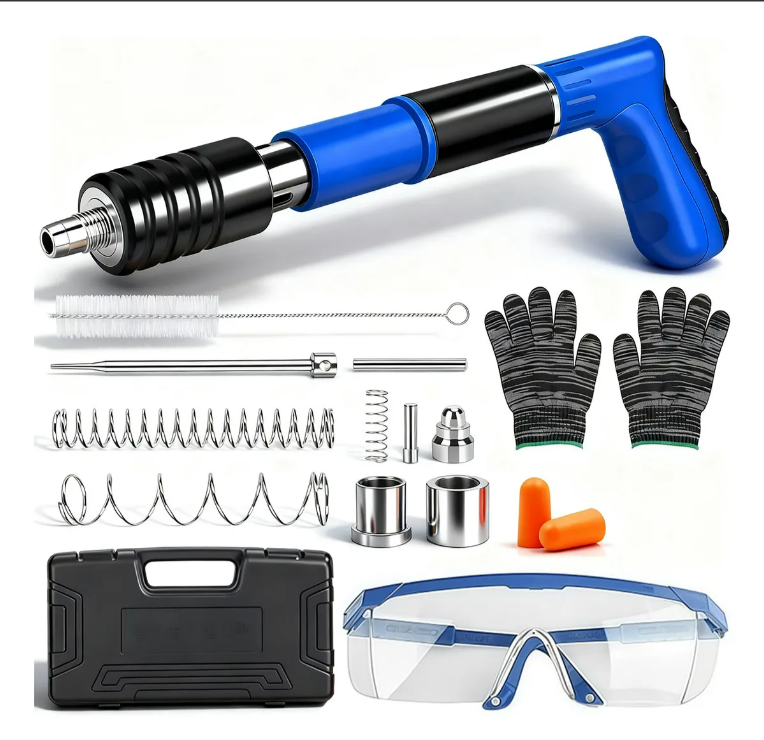 Kit 10 en 1 FixShot™ – Pistola de Clavos Doméstica Compacta | Clava con Precisión sin Martillo + 🎁 “50 Proyectos Rápidos para Transformar tu Casa” | Envío Gratis