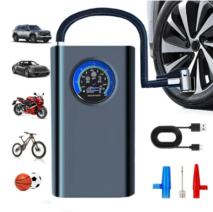 Kit 5 en 1 AirGo™ – Compresor de Aire Portátil Inalámbrico | Infla Llantas en Minutos, Sin Gasolineras ni Cables + 🎁 “Guía de Emergencias en Carretera y Mantenimiento Preventivo” + Envío Gratis
