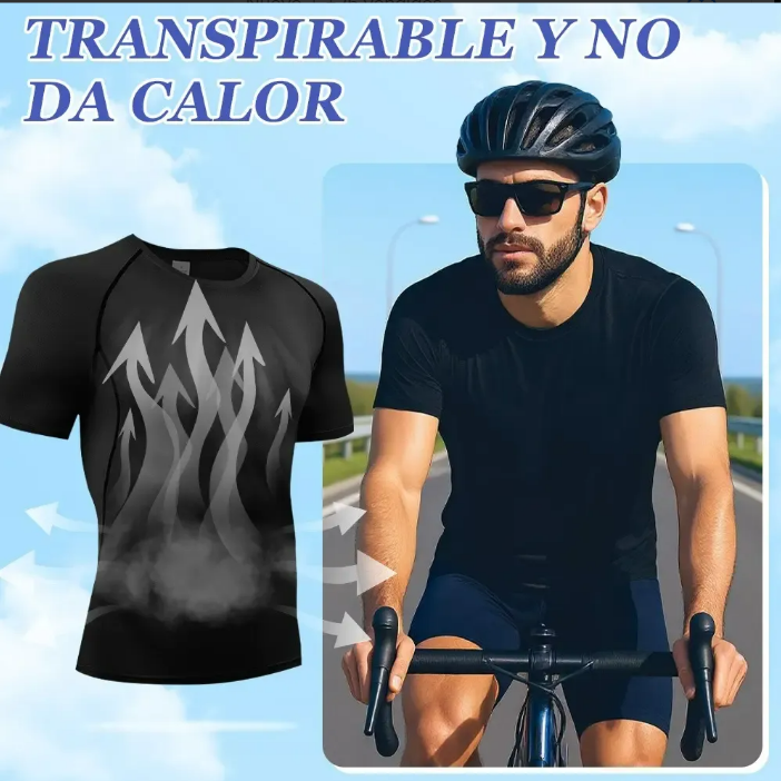 Pack 3 Playeras Athletic Fit™ | Ajuste Atlético, Transpirables y Cómodas + 🎁 Guía Fitness GRATIS
