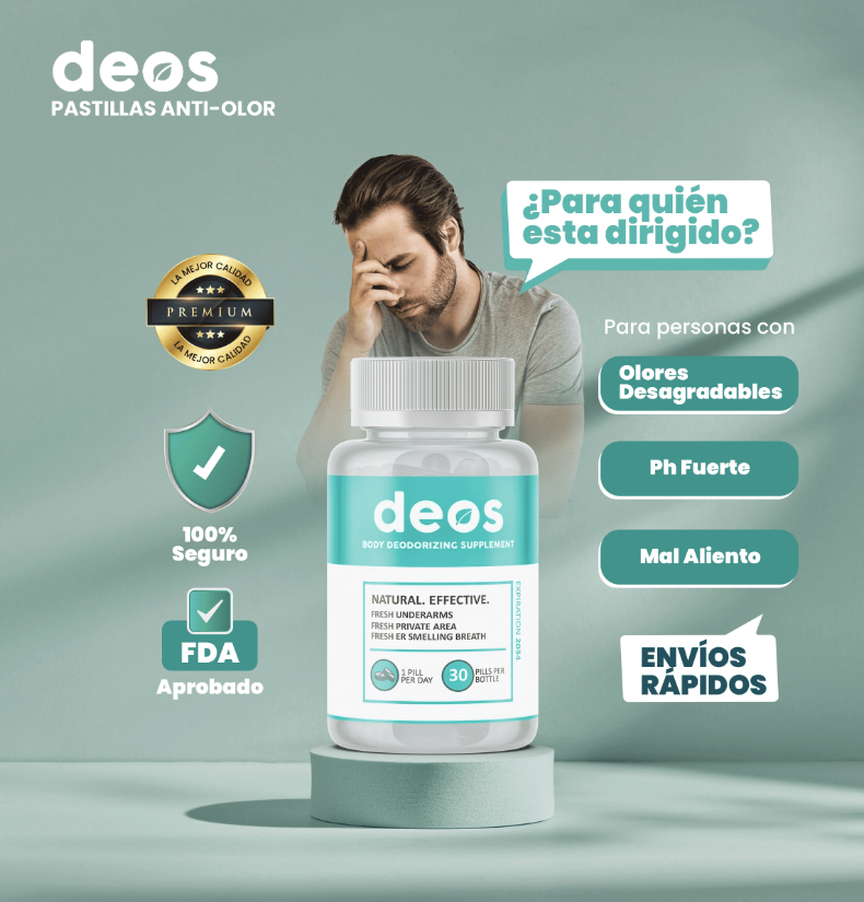 30 CAPSULAS SUPLEMENTO ANTÍ OLOR/DESODORANTE NATURAL 🌿 ALIENTO Y CUERPO FRESCO 24/7 🌸