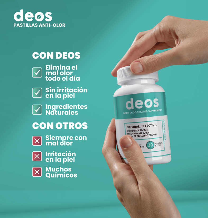 30 CAPSULAS SUPLEMENTO ANTÍ OLOR/DESODORANTE NATURAL 🌿 ALIENTO Y CUERPO FRESCO 24/7 🌸