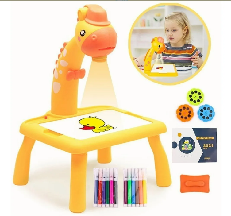 Kit 5 en 1 GiraDraw™ – Proyector LED de Mesa para Niños | Dibuja Fácil, Estimula la Creatividad y Reduce Pantallas | Aprendizaje Divertido + 🎁 “30 Actividades Creativas para Potenciar el Talento de tu Hijo” + Envío Gratis