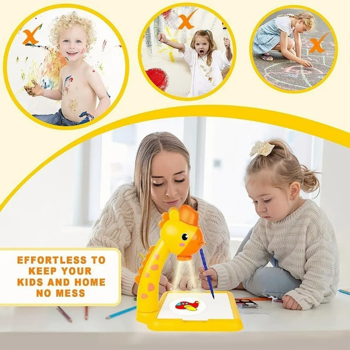 Kit 5 en 1 GiraDraw™ – Proyector LED de Mesa para Niños | Dibuja Fácil, Estimula la Creatividad y Reduce Pantallas | Aprendizaje Divertido + 🎁 “30 Actividades Creativas para Potenciar el Talento de tu Hijo” + Envío Gratis