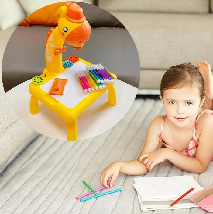 Kit 5 en 1 GiraDraw™ – Proyector LED de Mesa para Niños | Dibuja Fácil, Estimula la Creatividad y Reduce Pantallas | Aprendizaje Divertido + 🎁 “30 Actividades Creativas para Potenciar el Talento de tu Hijo” + Envío Gratis