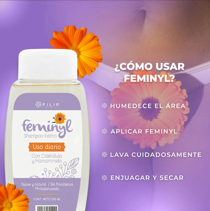 Feminyl Balance™ – Shampoo Íntimo pH Balanceado 250ml | Limpieza Suave, Frescura Prolongada y Protección Diaria + 🎁 “Guía de Cuidado Íntimo Femenino y Equilibrio Natural” | Envío Gratis