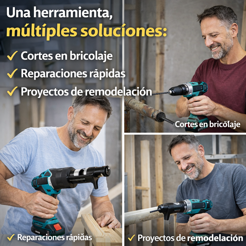 2 en 1 PowerSaw Adapter™ – Convierte tu Taladro en Sierra Sable Profesional | Corta Madera, Metal y PVC + 🎁 “Cortes Perfectos en Casa: 25 Usos + Tips de Seguridad para tu Taladro Sierra” | Envío Gratis + Pago Contra Entrega