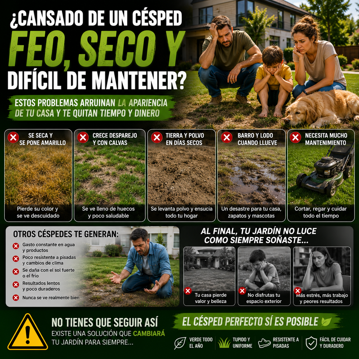 Semillas Mágicas GreenVelvet™ – para un Césped Verde, Tupido y Duradero + 🎁 Guía “7 Secretos para Tener un Jardín de Revista”+ Envío Gratis