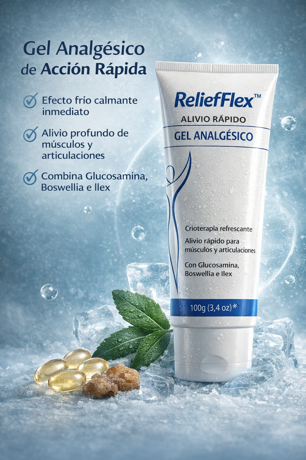 Kit 2 en 1 Gel ReliefFlex™ – Analgésico de Acción Rápida para Dolor Lumbar, Muscular y Articular  + 🎁 Manual de 15 Ejercicios de Movilidad + Envío Gratis