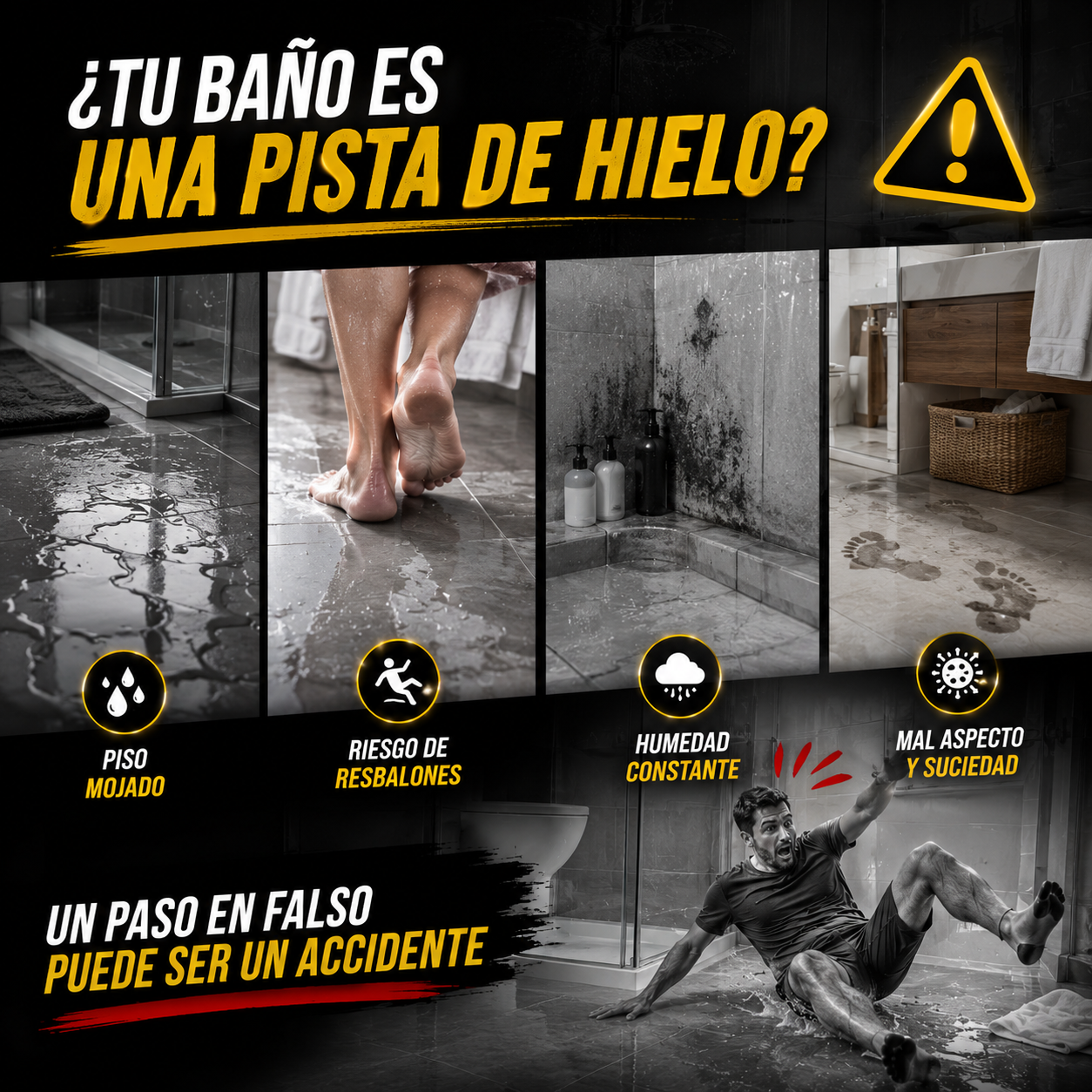 2x1 DryStep™ - Alfombra Absorbente de Secado Rápido + 🎁 Guía Digital "21 Trucos para Mantener tu Baño Limpio, Seco y Libre de Humedad" GRATIS + Envío Gratis